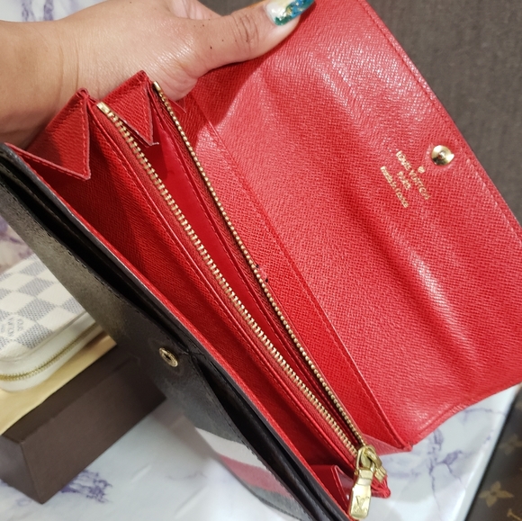 4️⃣8️⃣0️⃣Auth LV Sarah wallet Groom ltd edition - Picture 11 of 15